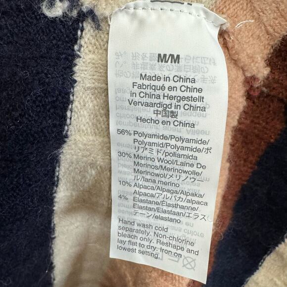 MADEWELL Evercrest Turtleneck Sweater Women's MulticolorSoft Coziest Yarn M New - Picture 10 of 10